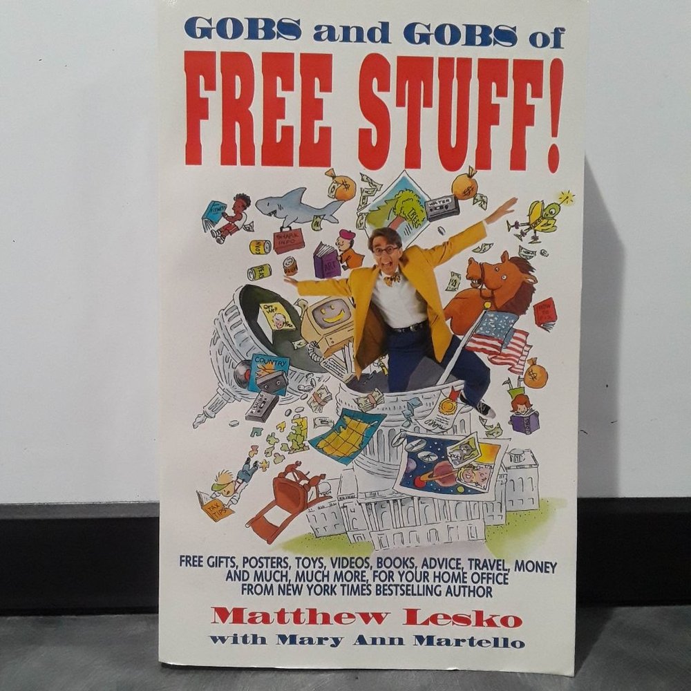 MATTHEW LESKO - GOBS AND GOBS OF FREE STUFF - 1998 3RD EDITION - SOFT COVER BOOK
